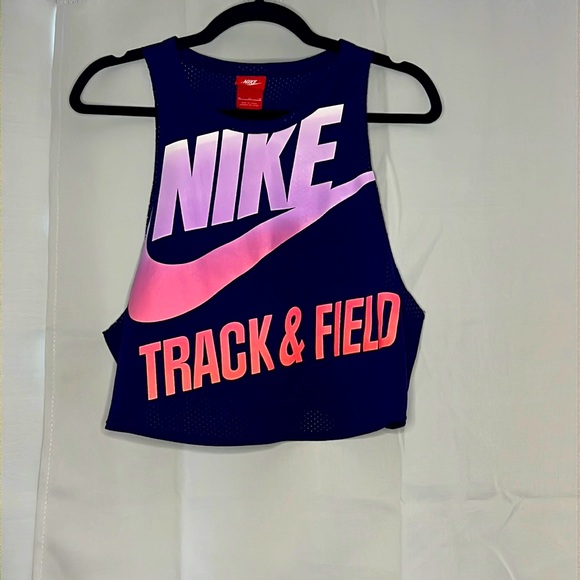 Nike Cropped Running Tank - Picture 1 of 1